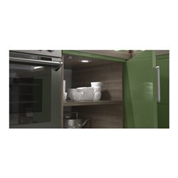 halemeier LED Sign Plus eck., Alu Opt.nw,12V,2.3W,IP44,2m