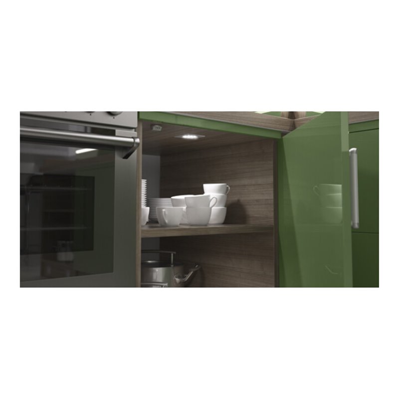 halemeier LED Sign Plus eck., Alu Opt.nw,12V,2.3W,IP44,2m