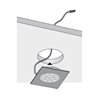 halemeier LED Sign Plus eck., Alu Opt.nw,12V,2.3W,IP44,2m