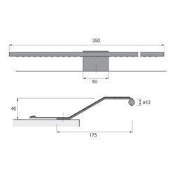 halemeier LED Line Plus Aluminium Optik 2er Set