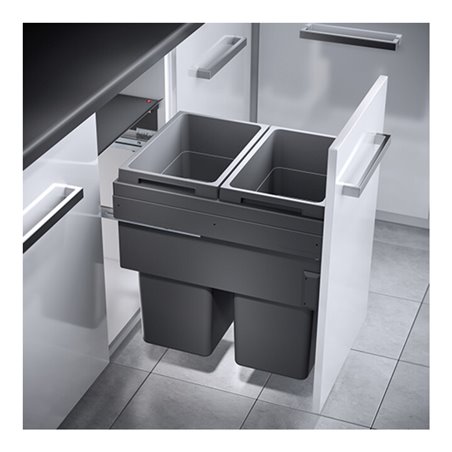 Hailo Abfalltrennsystem 3619731 EuroCargo 450/76 dunkelgrau