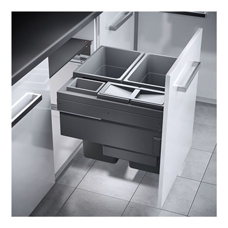 Hailo Abfalltrennsystem 3619771 EuroCargo 600/91 dunkelgrau