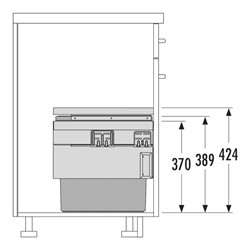 Hailo Abfalltrennsystem 3608631 Cargo Synchro 600 54