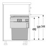 Hailo Abfalltrennsystem 3608461 Cargo Synchro 450 55