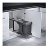 Hailo Einbauabfallsammler Solo, 3635001 KB 300, 20l KF, Slate-grey