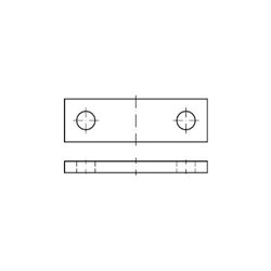 DIN 15058 Achshalter, ST 50x12 HP
