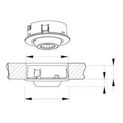 Rio 80 titan,+ 2,0 Watt WT, 2000 mm, LED-Stecker weiß
