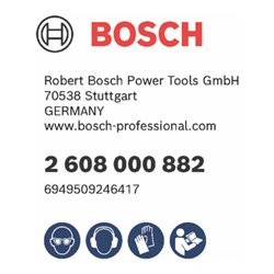 Bosch PRO Absaughaube, ohne Schlüssel, 115/125 mm