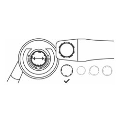 Bosch PRO Absaughaube, ohne Schlüssel, 115/125 mm