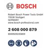 Bosch PRO Absaughaube, mit Schlüssel, 115/125 mm