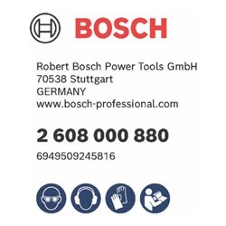 Bosch PRO Absaughaube, ohne Schlüssel, klein, 115/125 mm