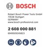 Bosch PRO Absaughaube, ohne Schlüssel, HG, 115/125 mm