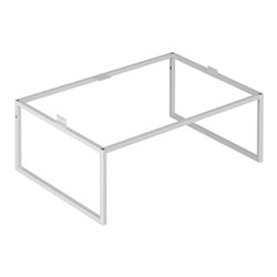 Keuco Bodengestell X-Line 65x25,5x47cm, D an s-matt, Gl. anthr. kl