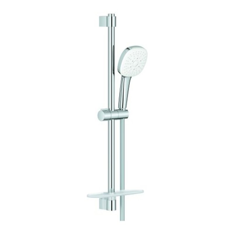 Grohe Brausestangenset Tempesta Cube 110 27929_3 600mm 3 Strahl 13,5l Abl.chrom