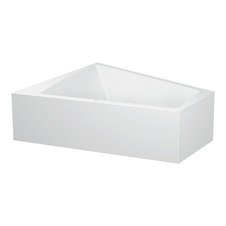Duravit Badewanne Paiova 180x140x46cm, 1 RS links, weiß