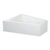 Duravit Badewanne Paiova 180x140x46cm, 1 RS links, weiß