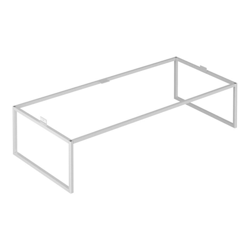 Keuco Bodengestell X-Line 100x25,5x47cm, Dek. we m, Glas weiß klar