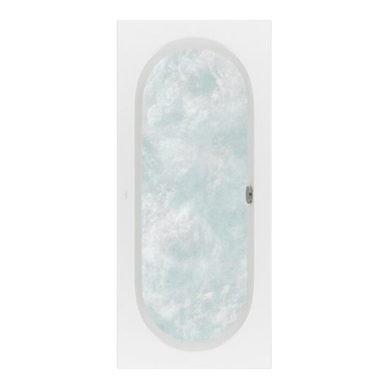 V&B Badewanne Loop&Friends 1800x800x620mm re-eckig m. System HC TP1 Weiß Alpin