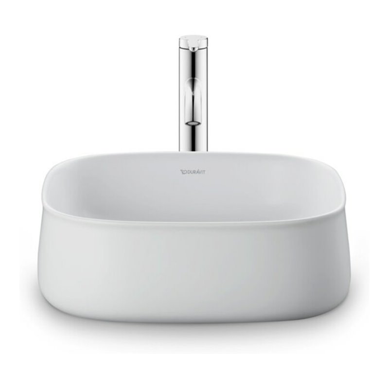 Duravit Aufsatzbecken Zencha 42x42cm, o L, Ü, HLB, gs, we s-matt, WG