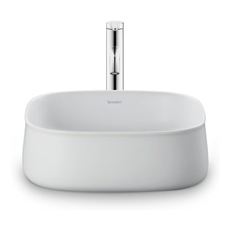 Duravit Aufsatzbecken Zencha 42x42cm, o L, Ü, HLB, gs, we s-matt, WG