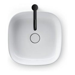 Duravit Aufsatzbecken Zencha 42x42cm, o L, Ü, HLB, gs, we s-matt, WG