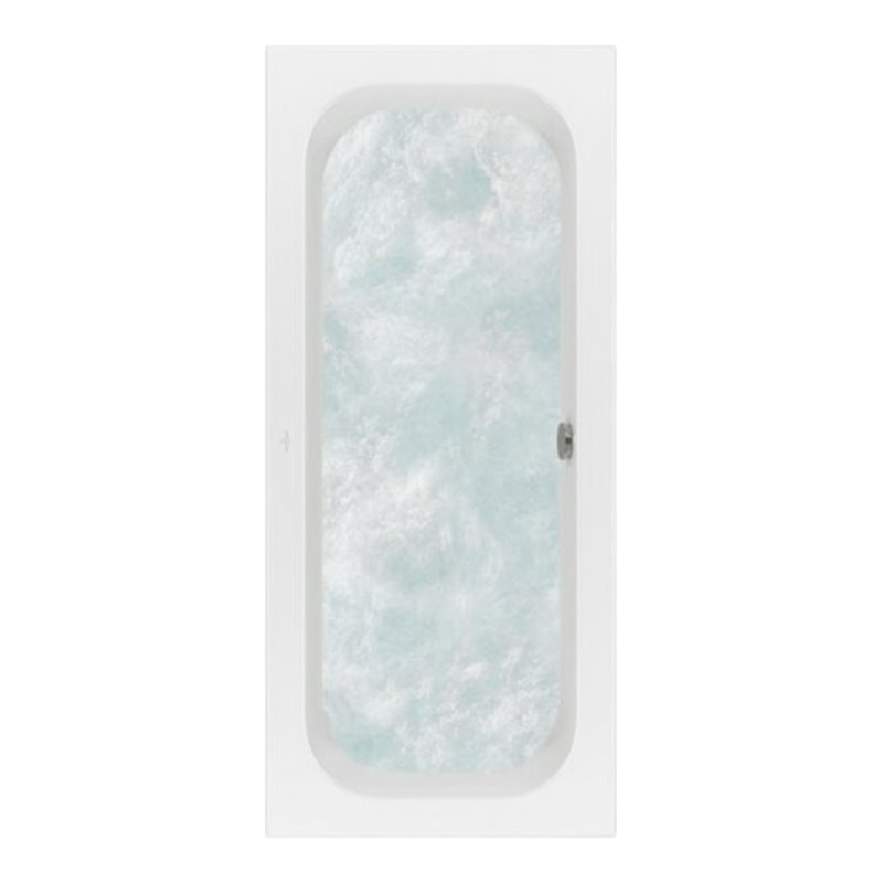 V&B Badewanne Loop&Friends 1800x800x465mm re-eckig m. System HC TP1 Weiß Alpin