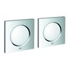 Grohe Lichtmodule Rainshower F-Series 12,7x12,7cm, 2 Stück, chrom