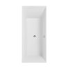 V&B Rechteck-Badewanne Squaro Duo Slim Line 169,4x74,4cm, Ablauf mittig, weiß