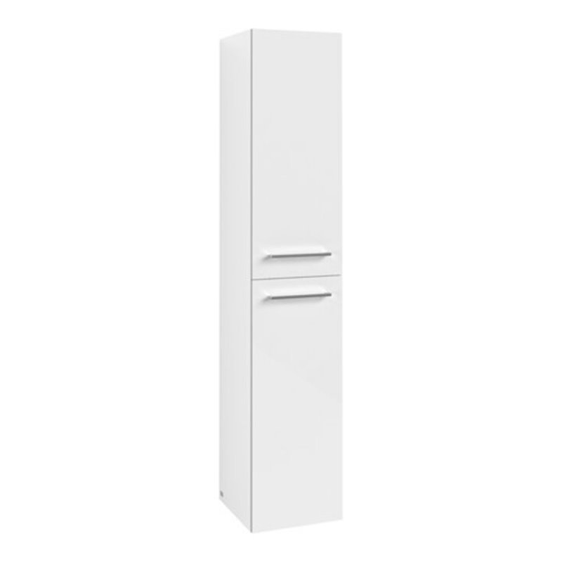 V&B Hochschrank Avento 35x176x40,4cm, 2 T, l, G vc g, cryst wh.
