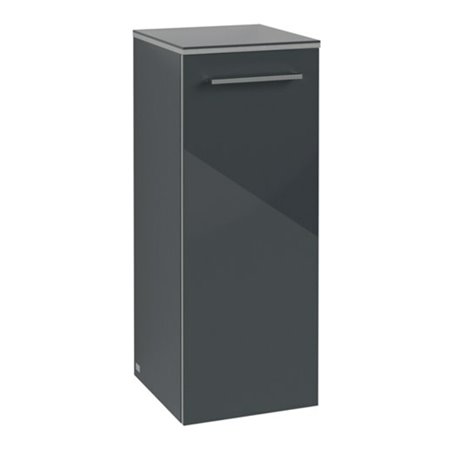 V&B Seitenschrank Avento 35x89x40,5cm, 1 T, l, G vc gl., cryst Gr