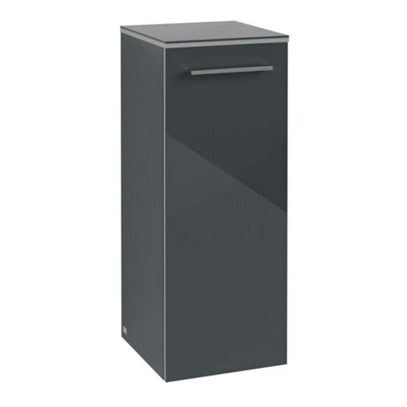 V&B Seitenschrank Avento 35x89x40,5cm, 1 T, r, G vc gl., cryst Gr