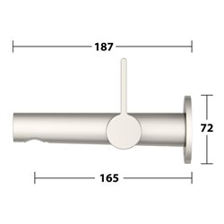 Keuco Fertigmontageset Edition 400 UP-Waschtisch-Einhebelmischer, o. Abl.garn, ni. geb., 165mm