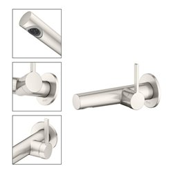 Keuco Fertigmontageset Edition 400 UP-Waschtisch-Einhebelmischer, o. Abl.garn, ni. geb., 165mm