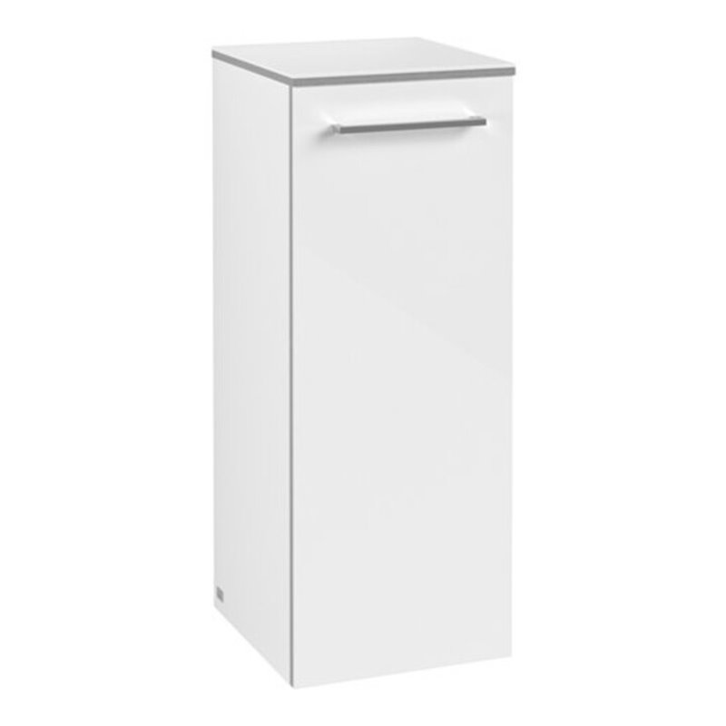 V&B Seitenschrank Avento 35x89x40,5cm, 1 T, r, G vc g, cryst wh.