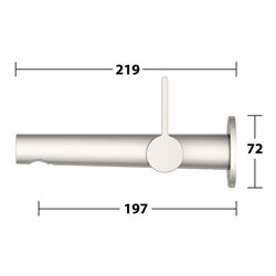 Keuco Fertigmontageset Edition 400 UP-Waschtisch-Einhebelmischer, o. Abl.garn, ni. geb., 197mm