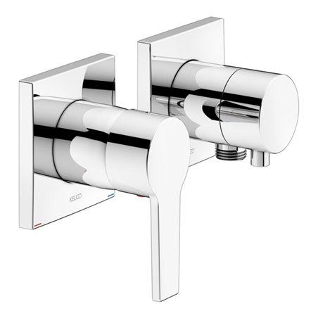 Keuco Fertigmontageset Edition 11 UP, m Schlauch, f 2 Verbr., verchromt