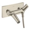 hansgrohe Wannen-Thermostat Axor Starck Organic AP, Ausladung 218mm, brushed nickel