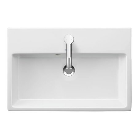 Duravit Möbelwaschtisch Compact Vero Air 60x40cm, m HL, Hahnloch, m ÜL, we. WG