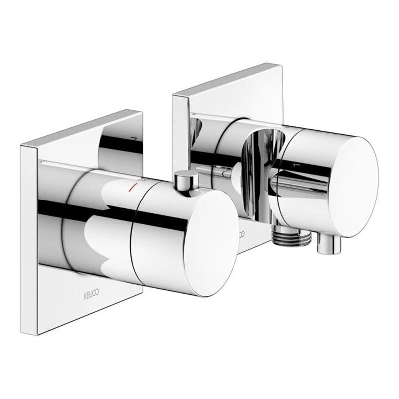 Keuco Fertigmontageset Edition 11 UP-THM, SA, Br.halt, f 3 Verbr., verchromt