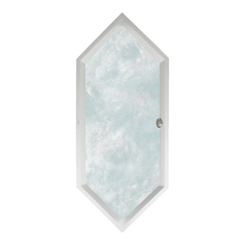 V&B Badewanne Squaro 1892x794x620mm Sechseck m. System HC TP1 Weiß Alpin