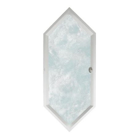 V&B Badewanne Squaro 1892x794x620mm Sechseck m. System HC TP1 Weiß Alpin