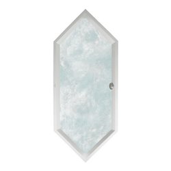 V&B Badewanne Squaro 1892x794x620mm Sechseck m. System HC TP2 Weiß Alpin