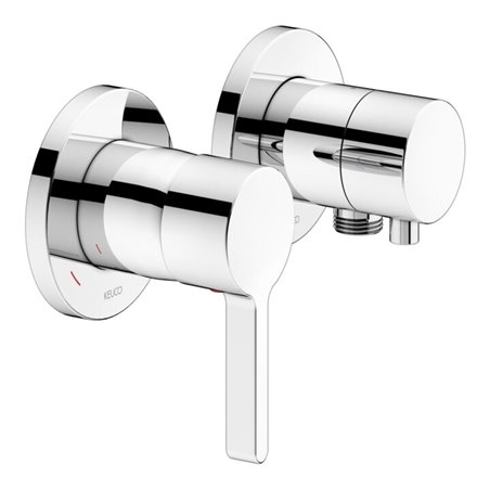 Keuco Fertigmontageset Edition 400 UP-EHM, m Schlauch, f 2 Verbr., verchromt