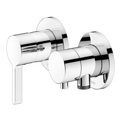 Keuco Fertigmontageset Edition 400 UP-EHM, m Schlauch, f 2 Verbr., verchromt