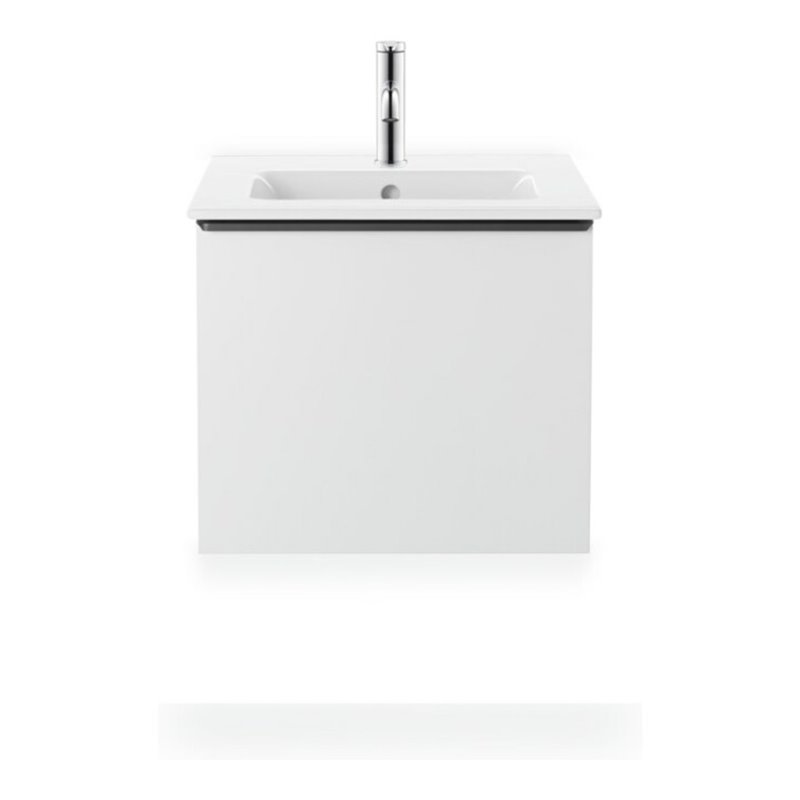Duravit Möbelwaschtisch Me by Starck 53x43cm, we s-matt, WG, o. HL, m ÜL, HLB