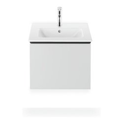 Duravit Möbelwaschtisch Me by Starck 53x43cm, we s-matt, WG, o. HL, m ÜL, HLB
