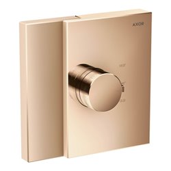 hansgrohe Fertigset HighFlow Axor Edge UP-Thermostat, polished red gold