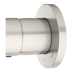 Keuco Fertigmontageset Edition 400 UP-Einhebelmischer, Nickel gebürstet