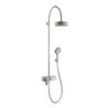 hansgrohe Showerpipe Axor Citterio Edelstahl-Optik, m EHM, Kopfbrause, 180mm, 1j