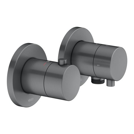 Keuco Fertigmontageset Edition 400 UP-THM, m SA, f 2 Verbr., SW-chrom geb.